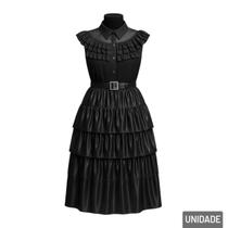 KIT Fantasia Halloween Vestido e Cinto Preto - Tudo em Caixa KIT Fantasia Halloween Vestido e Cinto Preto - Tudo em Caixa