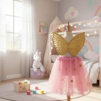 Kit Fantasia Infantil Acessórios Festa Borboleta Fada Kit Fantasia Infantil Acessórios Festa Borboleta Fada