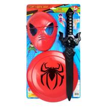 Kit Fantasia Infantil Máscara do Teia Aranha - SÃO MARCOS
