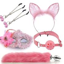 Kit Fantasia Minimalista Raposa Rosa