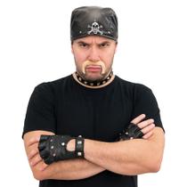 Kit fantasia motoqueiro cromus 29006677