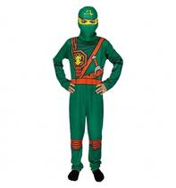 Kit Fantasia Ninja Go Infantil com Gorro