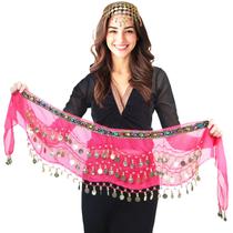 Kit Fantasia Odalisca Dança Ventre: Lenço Quadril + Tiara com Medalhas = 2 Produtos Festa Show Carnaval Kit Fantasia Odalisca Dança Ventre: Lenço Quadril + Tiara com Medalhas = 2 Produtos Festa Show Carnaval