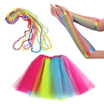 Kit Fantasias Anos 80 Colorido Modelo 2