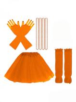 Kit Fantasias Anos 80 Laranja