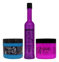 Kit Fantasy Coiffer Desamarelador Matizador De Loiro 3 Itens