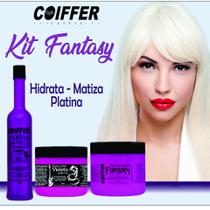Kit Fantasy Coiffer Matizada - Hidrata - Platina Cabelos Loiros
