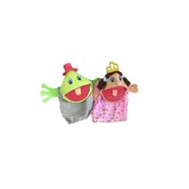 Kit fantoche plus princesa e o sapo - espuma revestida
