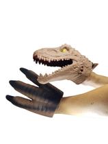 Kit Fantoches Dinossauro Divertido T-Rex Marrom 2 Peças