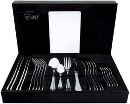 Kit faqueiro 24 peças cx preta pap df-24m