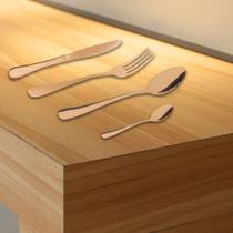 Kit Faqueiro 24 Talheres de Mesa Elite Cobre Gourmet Mix Kit Faqueiro 24 Talheres de Mesa Elite Cobre Gourmet Mix