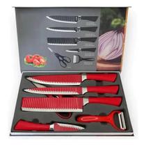 Kit faqueiro 6pçs / vermelho