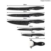 Kit Faqueiro Churrasco 6 Pçs Kit Faqueiro Churrasco 6 Pçs