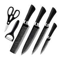 Kit Faqueiro Conjunto de Facas 6 Pçs Churrasco Profissional