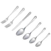 Kit Faqueiro de Aço Inox Jantar Mesa Restaurante 84 Peças