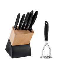 KIT - Faqueiro Plenus 6 Peças + 1 Amassador de Batata e Feijão - Tramontina KIT - Faqueiro Plenus 6 Peças + 1 Amassador de Batata e Feijão - Tramontina