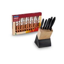 KIT - Faqueiro Plenus 6 Peças + 1 Jogo de Churrasco 12 Peças Dynamic - Tramontina KIT - Faqueiro Plenus 6 Peças + 1 Jogo de Churrasco 12 Peças Dynamic - Tramontina