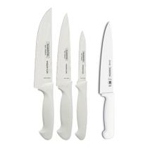KIT - Faqueiro Premium 3 Peças + 1 Faca de Carne Profissional 6 Pol - Tramontina