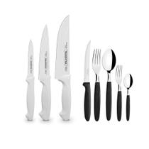 KIT - Faqueiro Premium 3 Peças + 1 Faqueiro 30 Peças Ipanema Preto - Tramontina