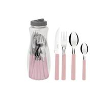 Kit Faqueiro Talheres E Garrafa Jarra 1,2l Tramontina 16pçs