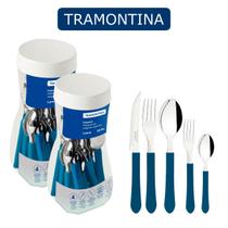 Kit Faqueiros Tramontina de Mesa com Pote 40 peças Leme Inox