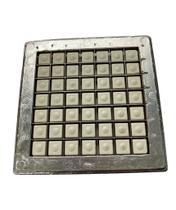 Kit faquinha e macho para cortador de legumes grande ou medio 12mm colombo