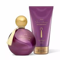 Kit Far Away Splendoria Avon Perfume 50ml + Hidratante 150ml