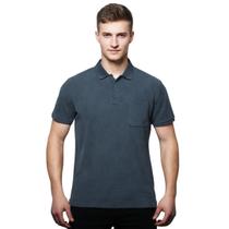 Kit Fardamento 2 Camisas Masculina Gola Polo Piquet C/ Bolso cor:GrafiteTamanho:GG