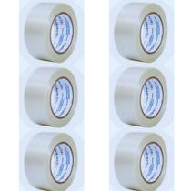 Kit Fardo 6 Fita Empacotamento TecTape Transparente 48mmX100M