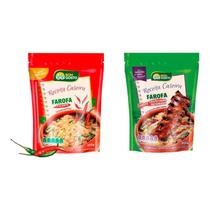 Kit Farofa Bom Gosto Picante e Costelinha Defumada 2 pacotes de 300g