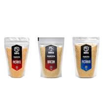 Kit farofas flbbq - picanha,bacon e picante