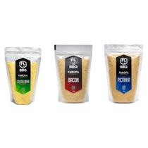 Kit farofas flbbq - picanha, costelinha com limao e bacon Kit farofas flbbq - picanha, costelinha com limao e bacon