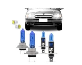 Kit Farol +2 Leds Kit Lampadas Palio G1 Siena Strada 96 A 02