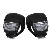 Kit Farol Atrio Para Bike Dianteiro E Traseiro Preto Bi049 Multilaser