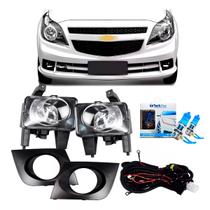 Kit Farol Auxiliar Agile 2009 a 2013 Vidro H3 + Par Lâmpadas Super Brancas H3 8500k 55W Kit Farol Auxiliar Agile 2009 a 2013 Vidro H3 + Par Lâmpadas Super Brancas H3 8500k 55W