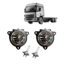 Kit Farol Auxiliar Compatível Mercedes Atego + Lâmpada H7