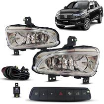 Kit Farol Auxiliar de Milha Strada 2020 2021 2022 2023 Kit Farol Auxiliar de Milha Strada 2020 2021 2022 2023