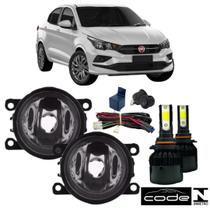 KIT Farol Auxiliar Fiat Cronos 2017 a 2022 Super Led