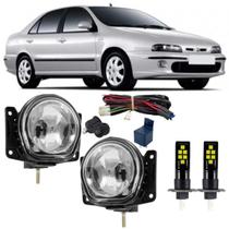 Kit farol auxiliar fiat idea 2004 ate 2010 super branca led