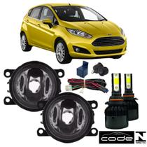 KIT Farol Auxiliar Ford Fiesta 2010 a 2014 Super Led