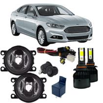 Kit farol auxiliar ford fusion 2013 a 2016 e super led