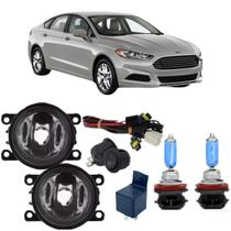 Kit farol auxiliar ford fusion 2013 a 2016 super branca Kit farol auxiliar ford fusion 2013 a 2016 super branca