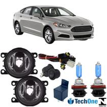 KIT Farol Auxiliar Ford Fusion 2013 a 2016 Super Branca