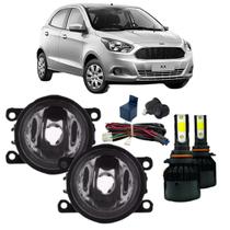 Kit farol auxiliar ford ka 2011 a 2018 super led Kit farol auxiliar ford ka 2011 a 2018 super led
