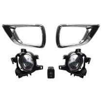 Kit Farol Auxiliar Frontier 2018/... Botão Modelo Original Kit Farol Auxiliar Frontier 2018/... Botão Modelo Original