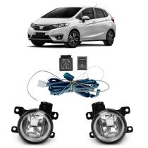 Kit Farol Auxiliar Honda Fit 2015 A 2016 Completo