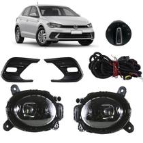 Kit farol auxiliar led novo polo 2023 comf sense tsi mpi bt orig