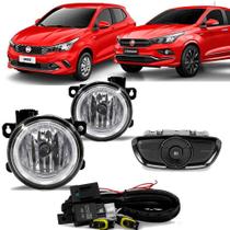 Kit farol auxiliar Milha Argo Cronos 2017 em diante Bmo