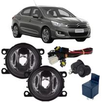 KIT Farol Auxiliar Milha Citroen C4 Lounge 2013 a 2018