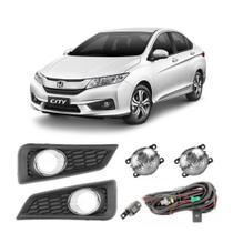 Kit farol auxiliar Milha City 2015 a 2017 Bmo shocklight Kit farol auxiliar Milha City 2015 a 2017 Bmo shocklight